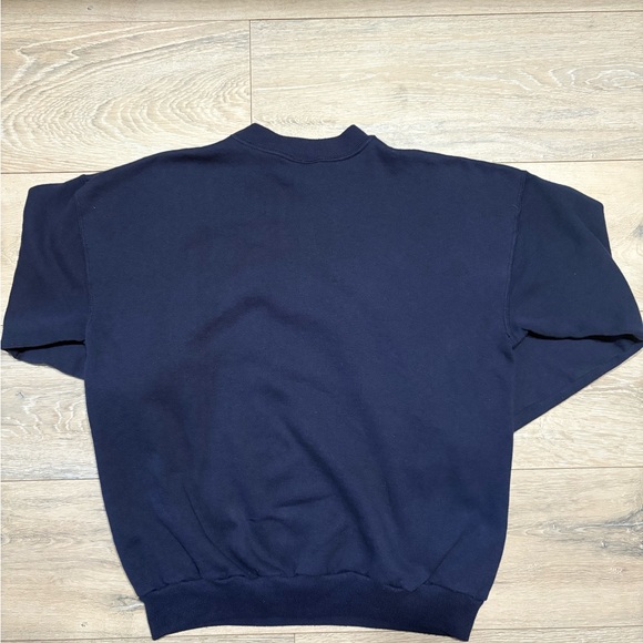 Vintage Cape Cod Massachusetts Embroidered Crewneck Sweatshirt Navy - Picture 5 of 7